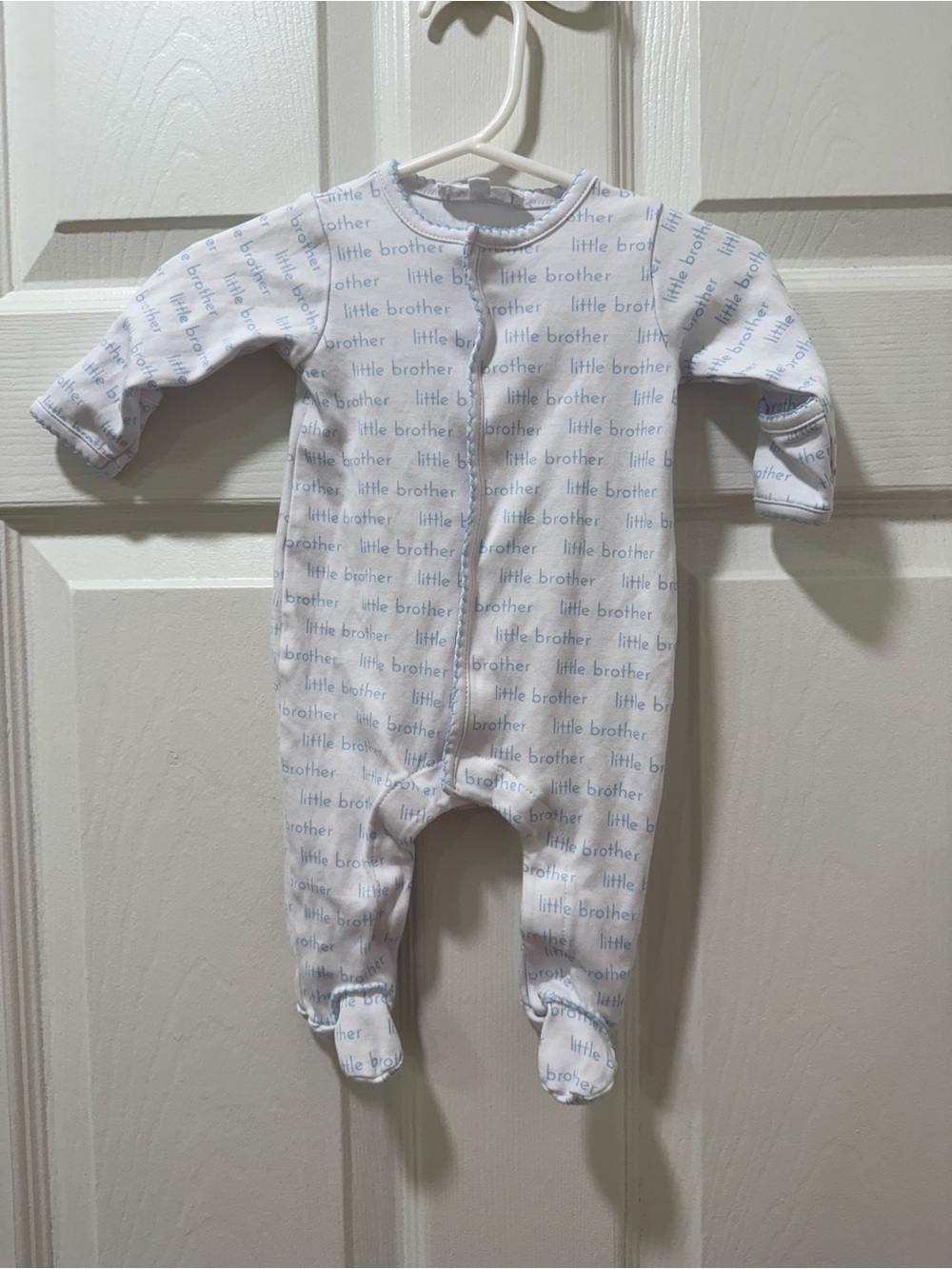 Magnolia baby "Little Brother" Footed One-Piece